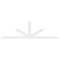 Ekena Millwork Saratoga Architectural Grade PVC Gable Bracket, 108"W x 31 1/2"H x 2"D x 4"F, 7/12 Pitch GBP108X32X0204SAR00 - alternate 5